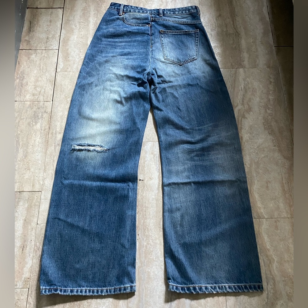 MM6 Maison Martin Margiela twisted denim
